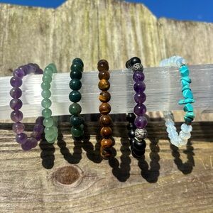 ✨ PICK 1 FOR $10 ✨ Crystal Natural Stone Healing Bracelets | Bundle 3 for $25!
